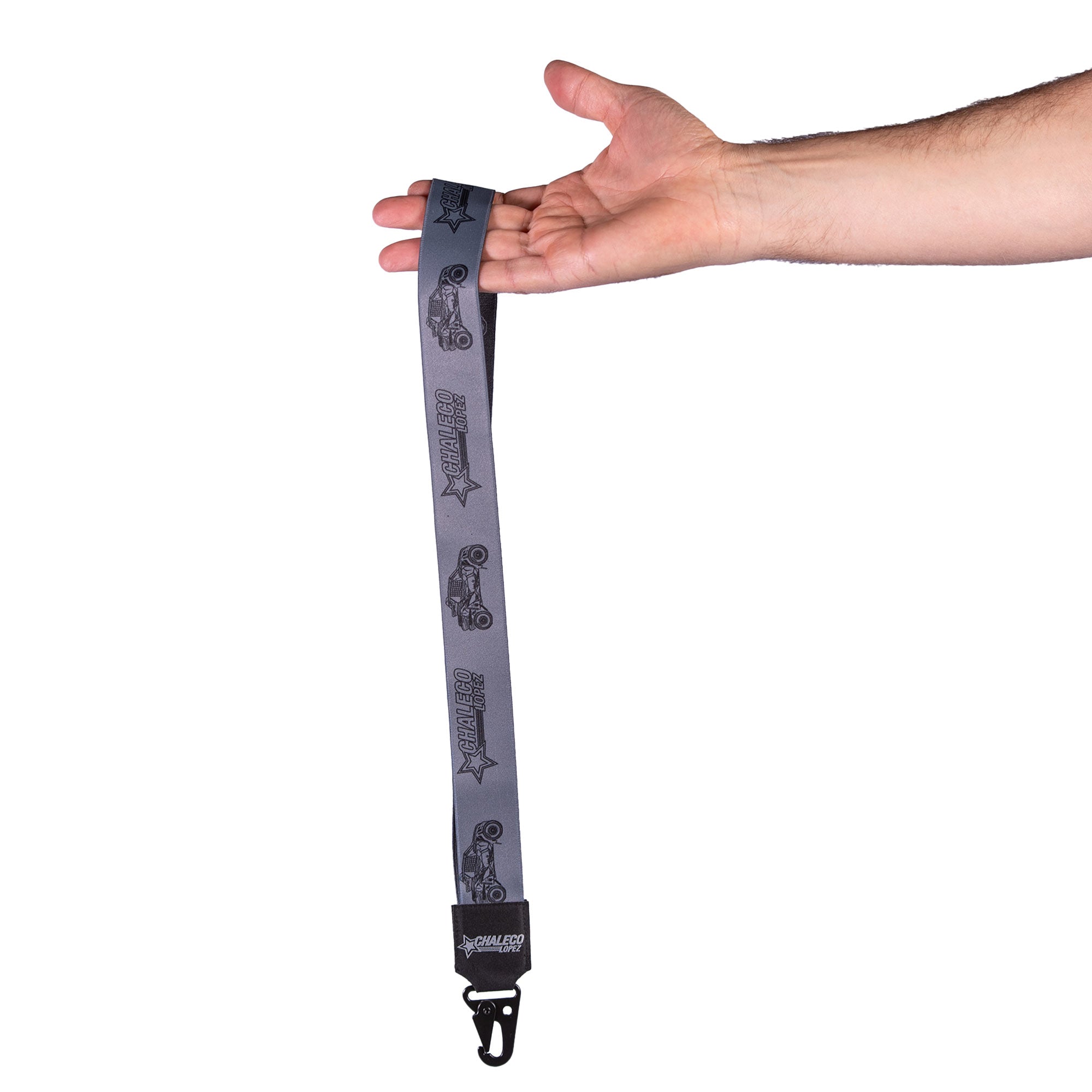 LLAVERO LANYARD BUGGY GRIS